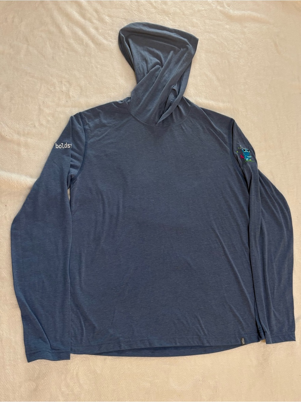 Stio Men’s Navy Hooded Long Sleeve Shirt